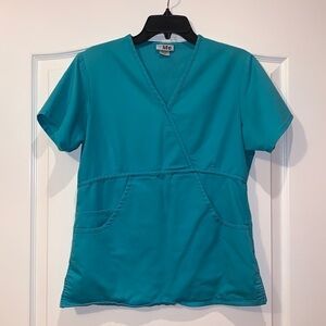 V Life Teal Women’s Scrub Top Size XS